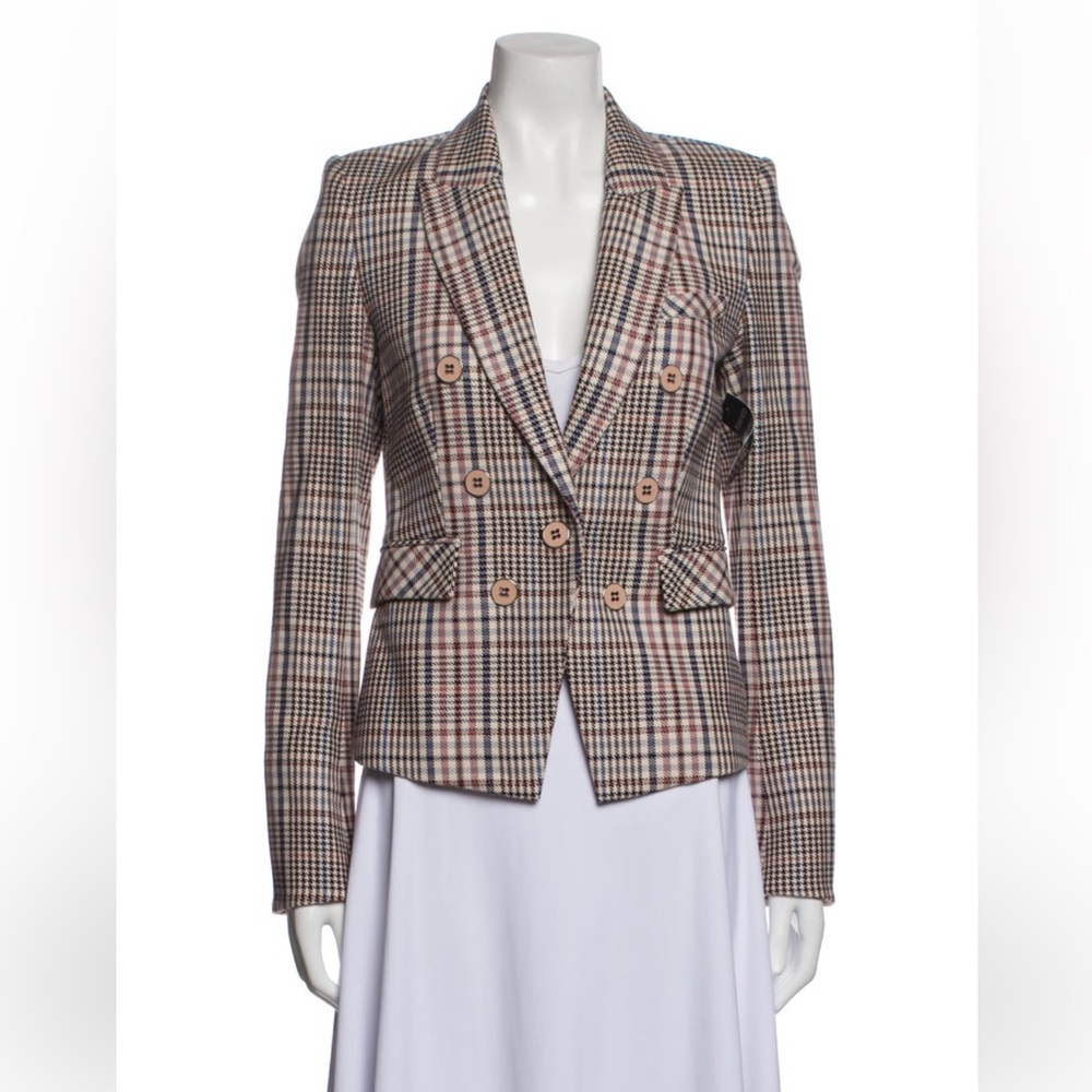 Veronica Beard Multicolor Plaid Blazer